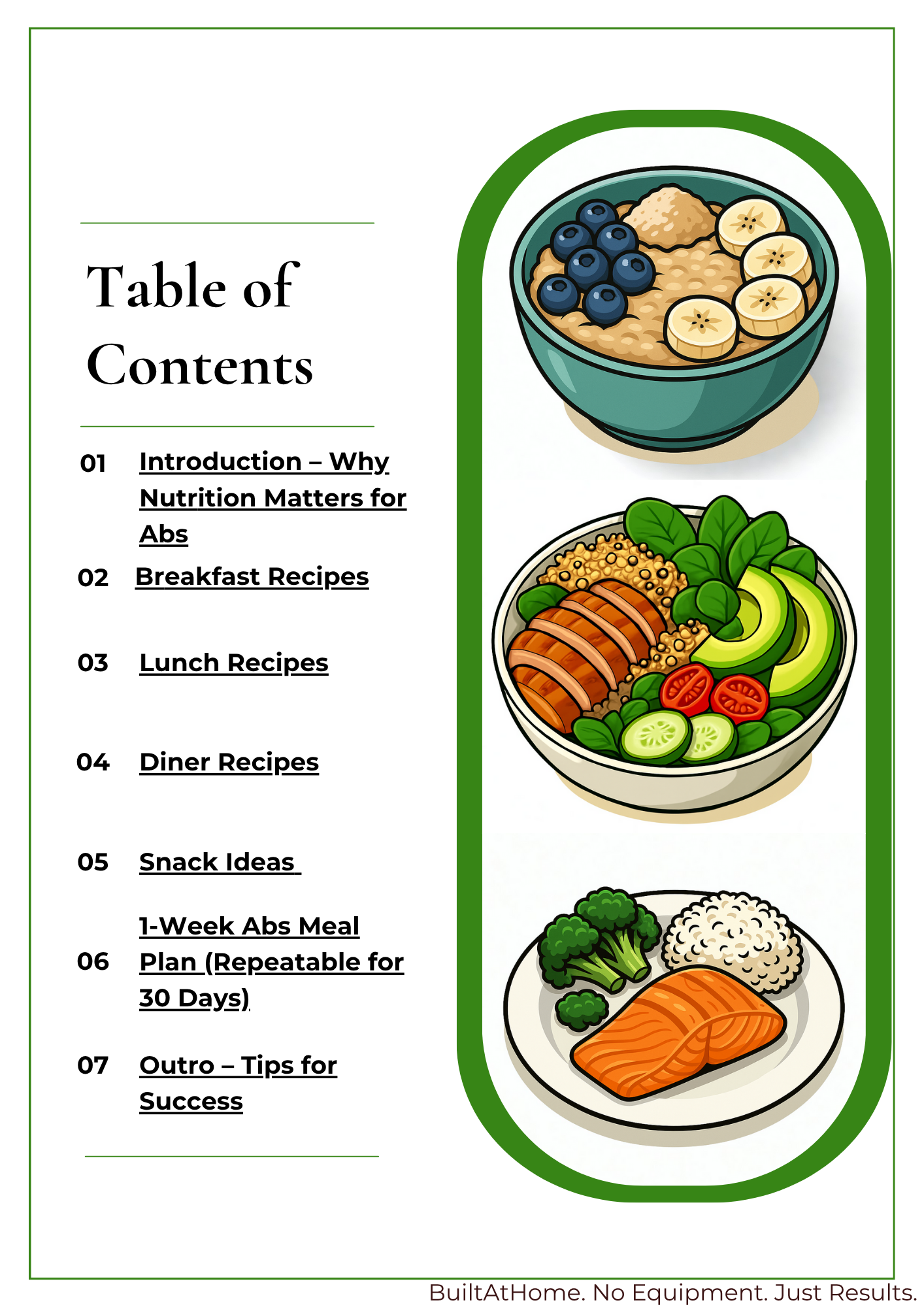 The Visible Abs Cookbook